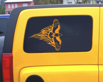 Flammenaufkleber Adler Motiv 616 - Ansicht 2