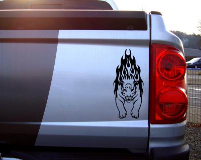 Flammentribal Tiger Motiv 621 - Ansicht 2