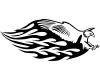 Tribalsticker Adler greifend Motiv 626 Aufkleber
