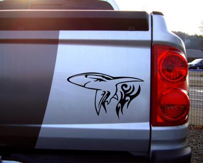 Flammensticker weier Hai Motiv 630 - Ansicht 3
