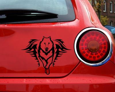 Tribalaufkleber Wolf 636 - Ansicht 3