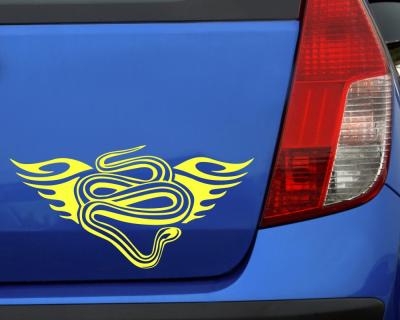 Flammenaufkleber Schlange Motiv 640 - Ansicht 3