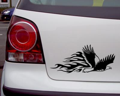 Tribalaufkleber fliegender Adler Motiv 650 - Ansicht 2