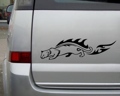 Flammenaufkleber Katze Motiv 653 - Ansicht 3