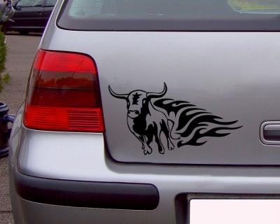 Flammentribal Stier Motiv 654 - Ansicht 3