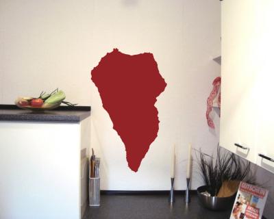 La Palma Wandtattoo Insel