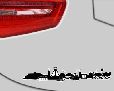 Bochum Skyline Autoaufkleber