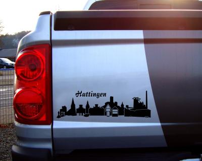 Hattingen Skyline Aufkleber - Ansicht 2