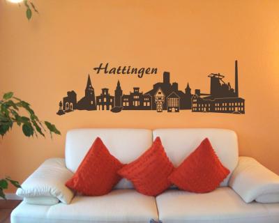Wandtattoo Hattingen Skyline