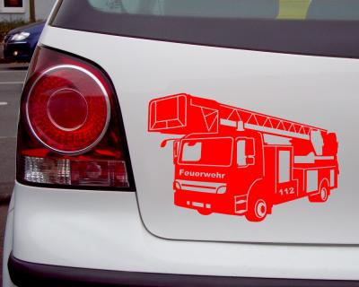 Feuerwehr Autoaufkleber - Ansicht 2