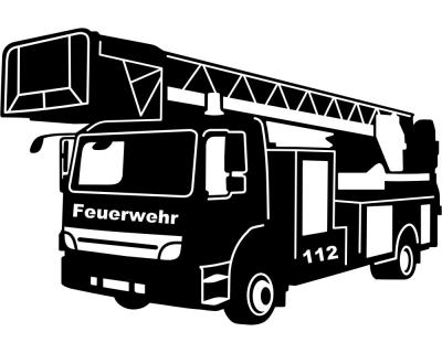 Feuerwehr Autoaufkleber - Ansicht 1