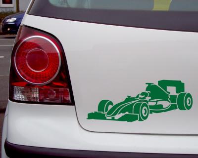 Rennwagen Aufkleber - Ansicht 2