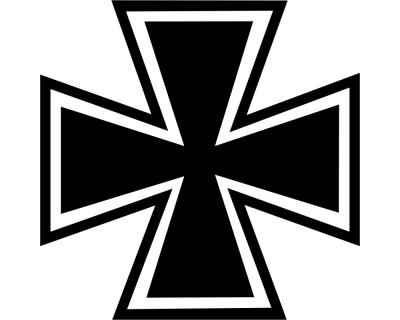 Aufkleber Eisernes Kreuz Motiv A