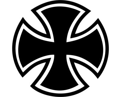 Aufkleber Eisernes Kreuz Motiv C