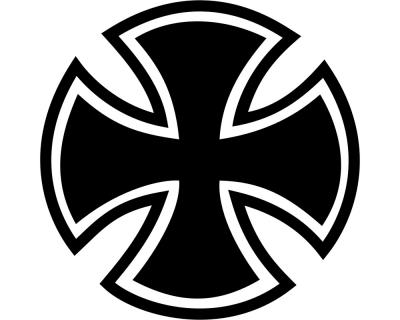 Aufkleber Eisernes Kreuz Motiv C - Ansicht 1