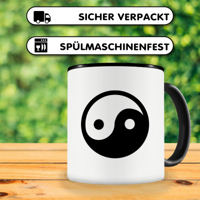 Tasse mit dem Motiv Yin und Yang - Ansicht 4