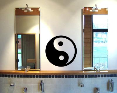 Wandtattoo Yin & Yang