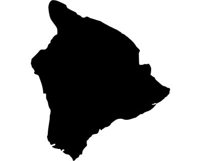 Hawaii Insel Aufkleber - Ansicht 1