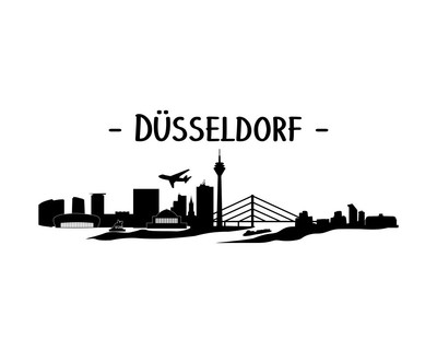Tasse Dsseldorf Skyline - Ansicht 4
