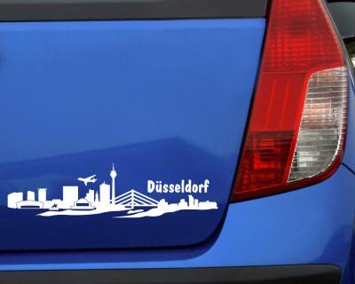 Dsseldorf Skyline Aufkleber - Ansicht 3