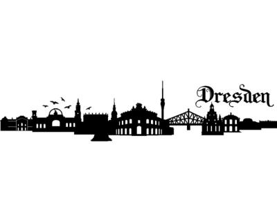 Wandtattoo Dresden Skyline - Ansicht 1