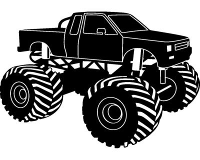 Wandtattoo Monstertruck - Ansicht 1