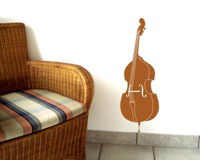 Wandtattoo Kontrabass - Ansicht 2