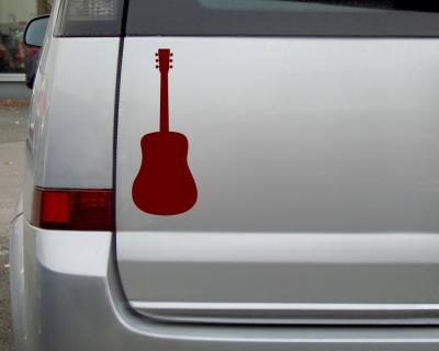 Akustische Gitarre Aufkleber