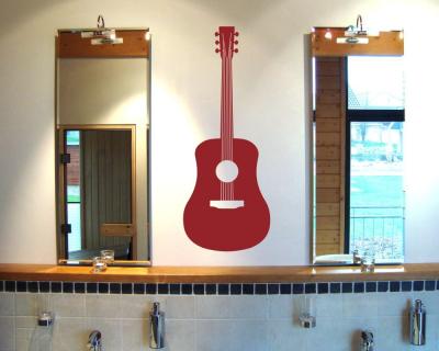 Wandtattoo akustische Gitarre - Ansicht 2
