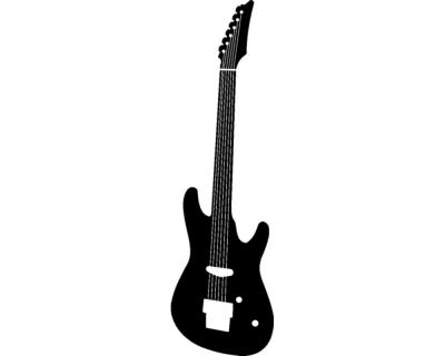 Wandtattoo elektrische Gitarre - Ansicht 1
