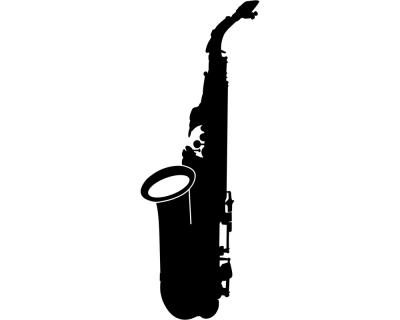 Saxophon Aufkleber - Ansicht 1