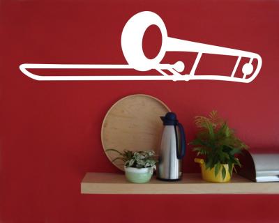 Wandtattoo Posaune - Ansicht 3