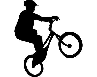 Fahrrad-Trial Aufkleber - Ansicht 1