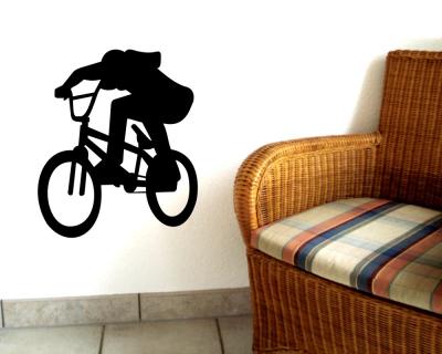 BMX Bunnyhop Wandtattoo