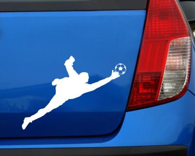 Torwart Fuballspieler Aufkleber - Ansicht 2