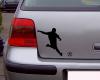 Fuballspieler Aufkleber Aufkleber