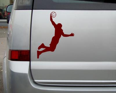 Basketball Slam Dunk Aufkleber