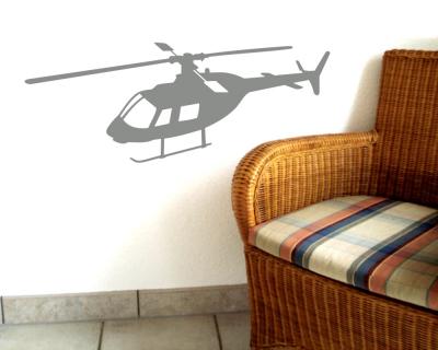 Wandtattoo Hubschrauber