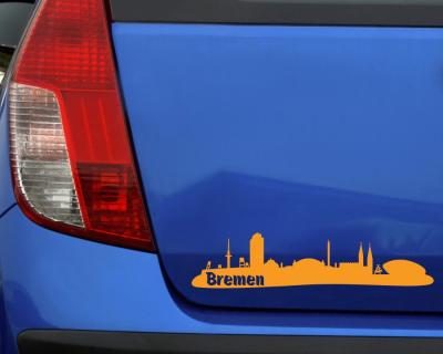 Bremen Skyline Aufkleber Aufkleber