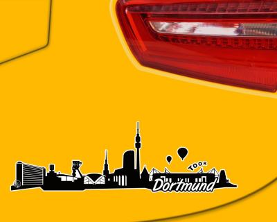 Dortmund Skyline Autoaufkleber Aufkleber