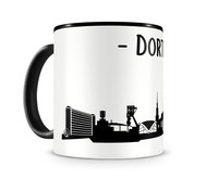 Tasse Dortmund Skyline Tasse Modellnummer  schwarz/schwarz