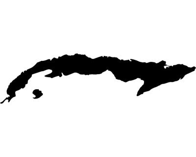 Kuba Insel Aufkleber
