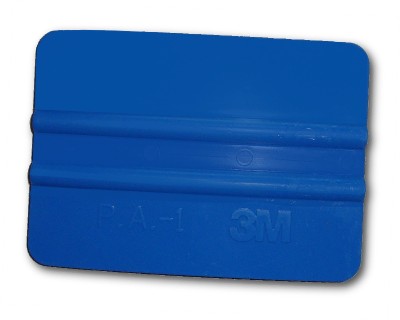 Kunststoff Rakel 3M blau