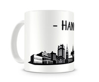 Tasse Hannover Skyline Tasse Modellnummer  wei/schwarz