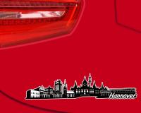 Hannover Skyline Autoaufkleber