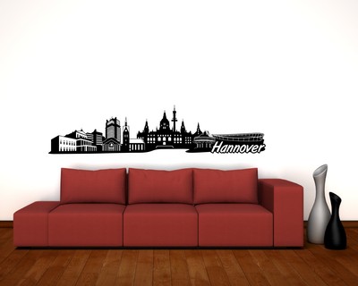 Hannover Skyline Wandtattoo Wandtattoo