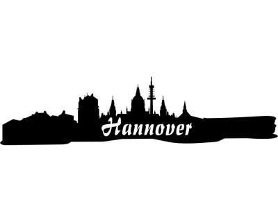 Hannover Skyline Aufkleber - Ansicht 1