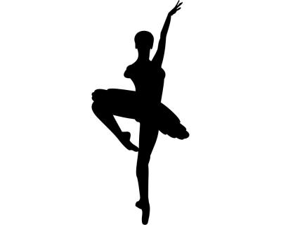 Wandtattoo Ballerina