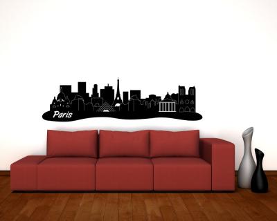 Wandtattoo Paris Skyline - Ansicht 3