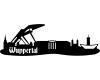 Wuppertal Skyline Aufkleber Aufkleber